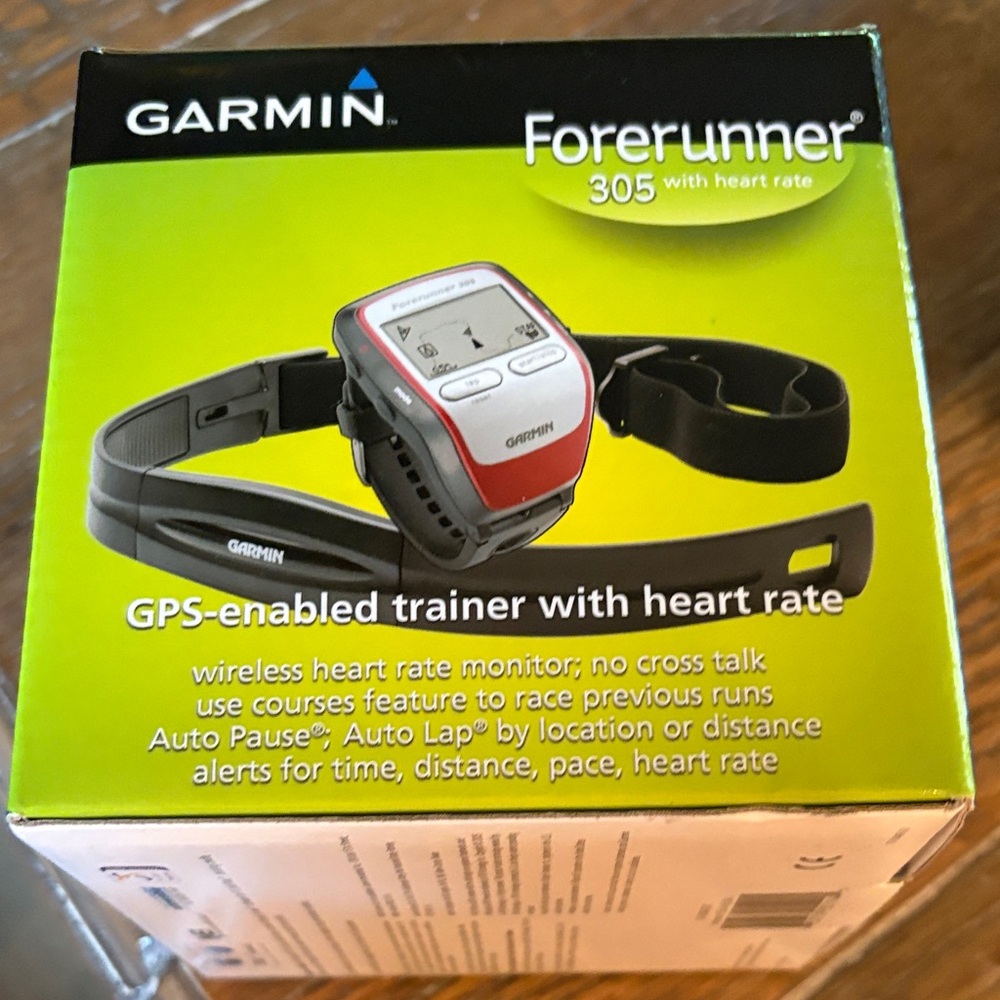 Garmin Forerunner 305 GPS Watch new in box